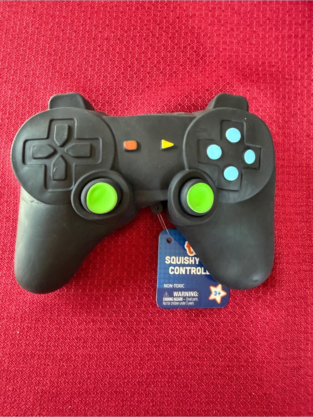 New Jumbo Squishy Game Controller Toymendous Black 6" Sensory Toy Squeeze Toy 3+